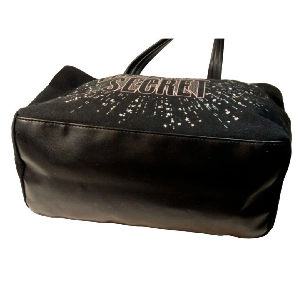 Victoria Secret Black Love Star Celestial Tote NEW W/ $58 Tags - Picture 5 of 6